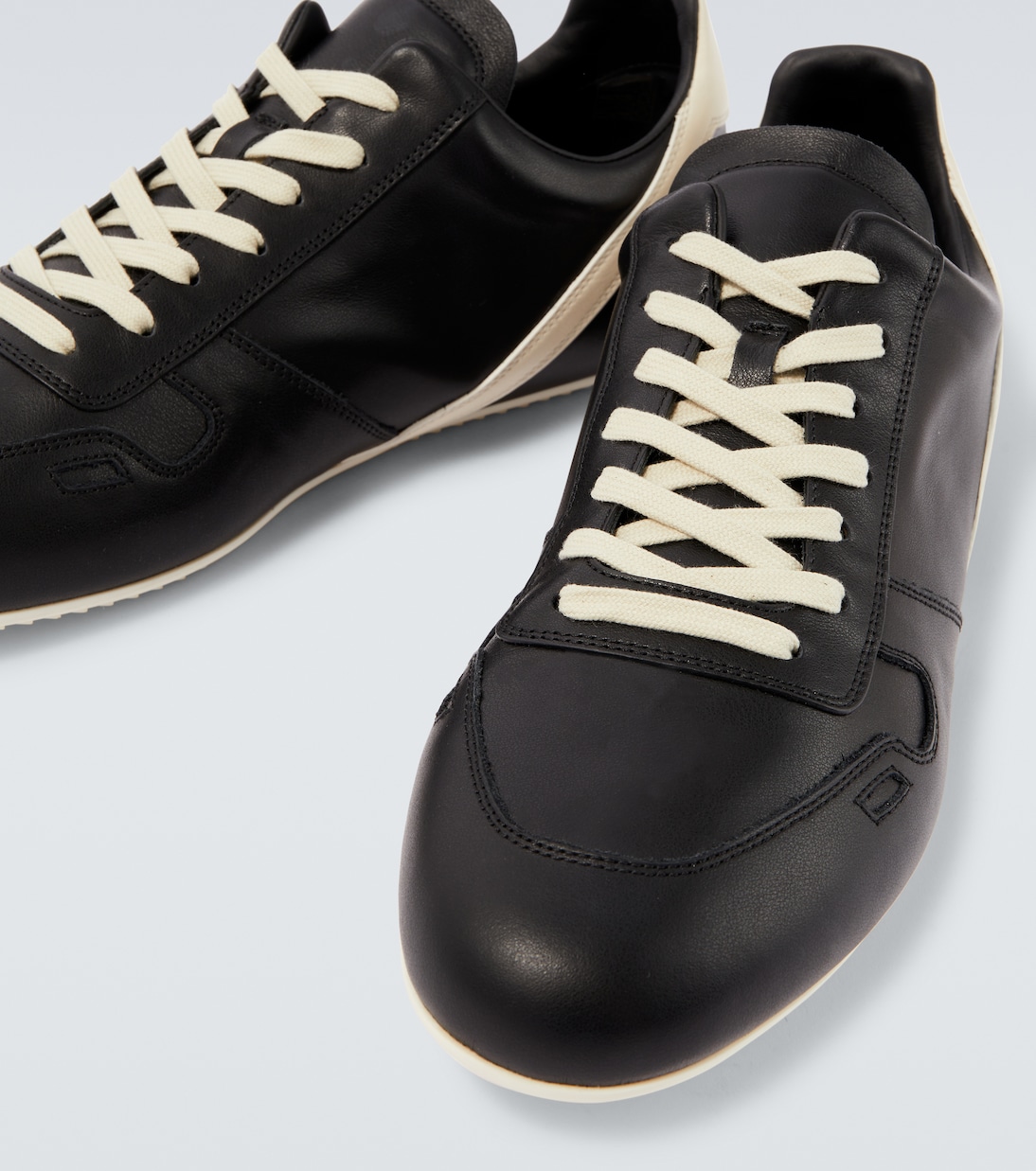 Minimal leather sneakers  | Rick Owens