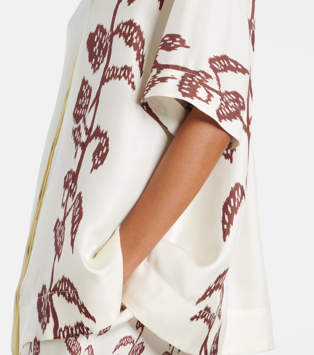 Hemd Montauk aus Seiden-Twill | Asceno