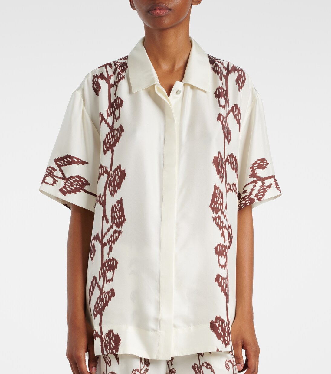 Hemd Montauk aus Seiden-Twill | Asceno