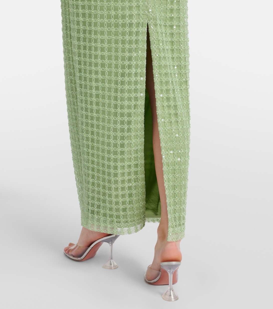 Robe mit Pailletten | Rotate