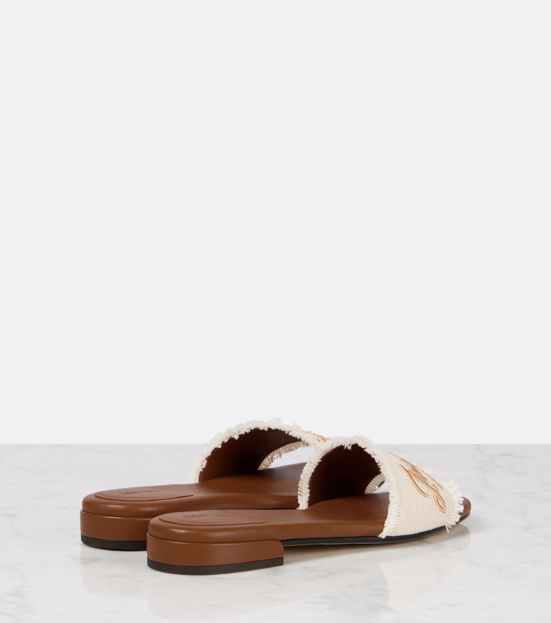 Joa embroidered canvas slides | Jimmy Choo