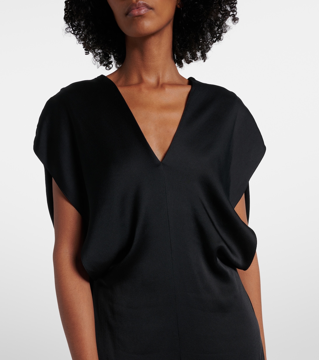 Robe longue en satin | Stella McCartney