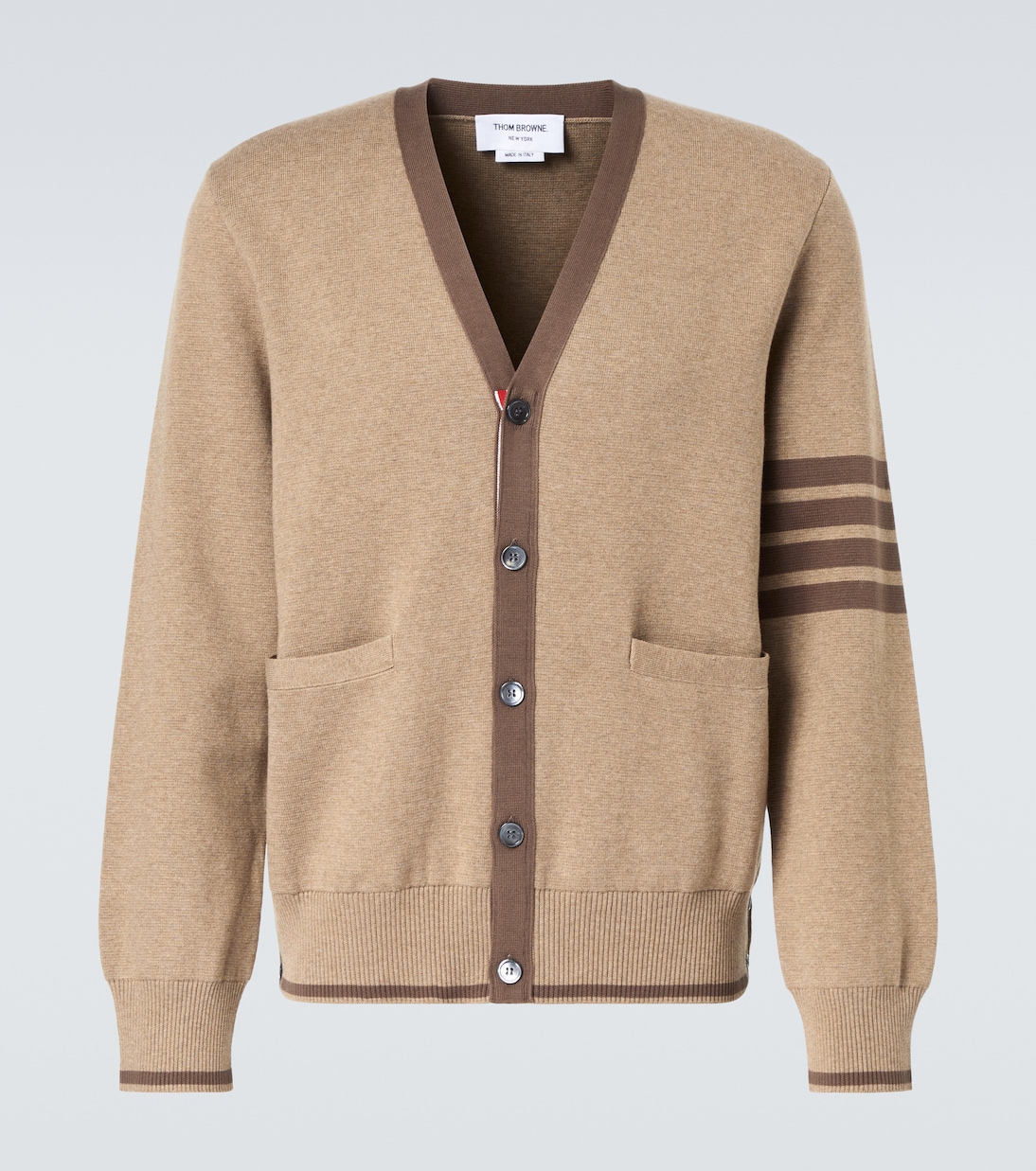 4-Bar cotton cardigan  | Thom Browne