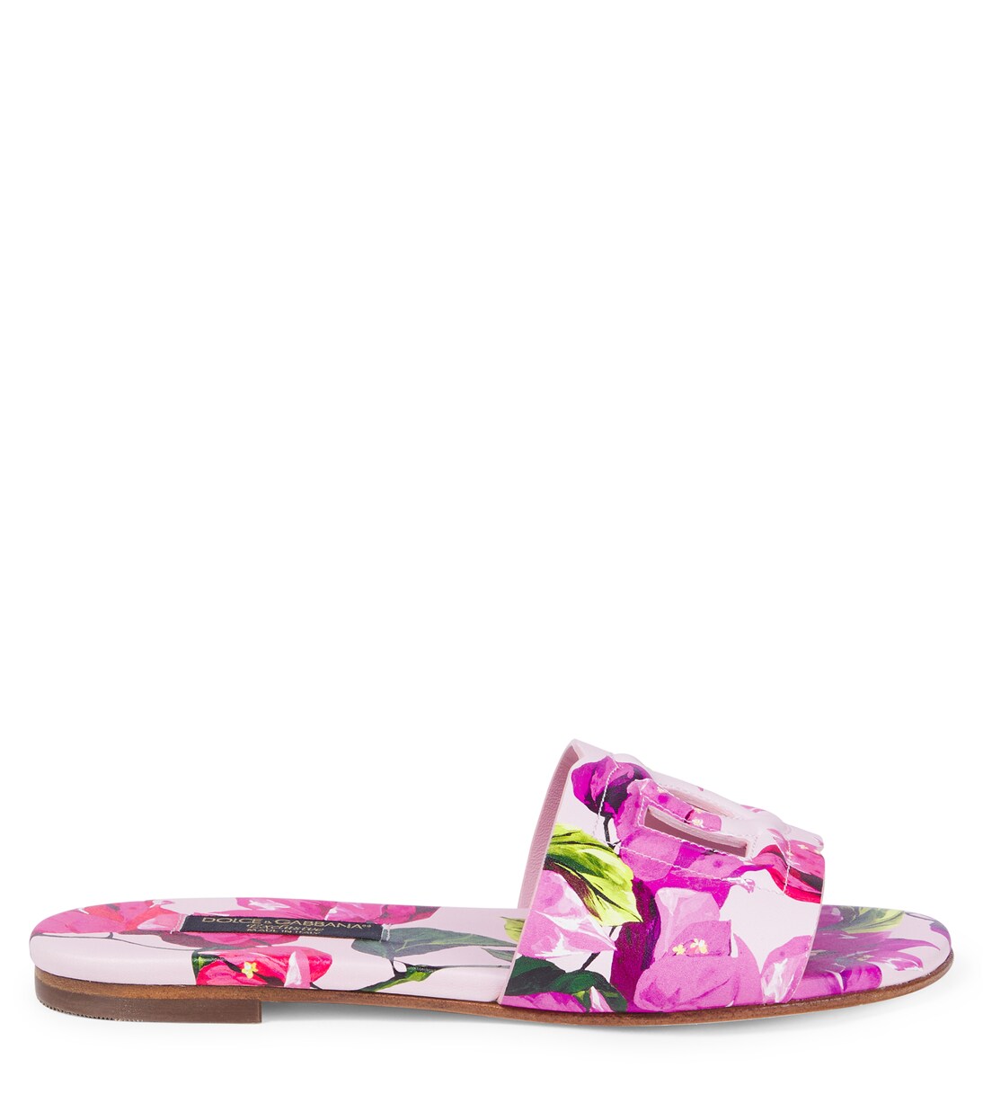 Taormina DG floral slides | Dolce&Gabbana Kids