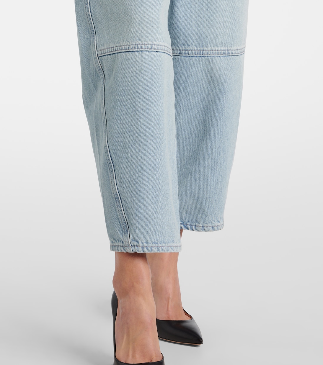 Twisted wide-leg jeans | Frame