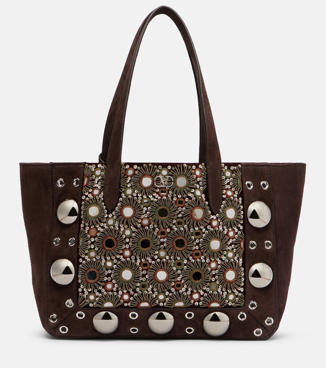 Nellcôte Medium suede tote bag | Valentino Garavani