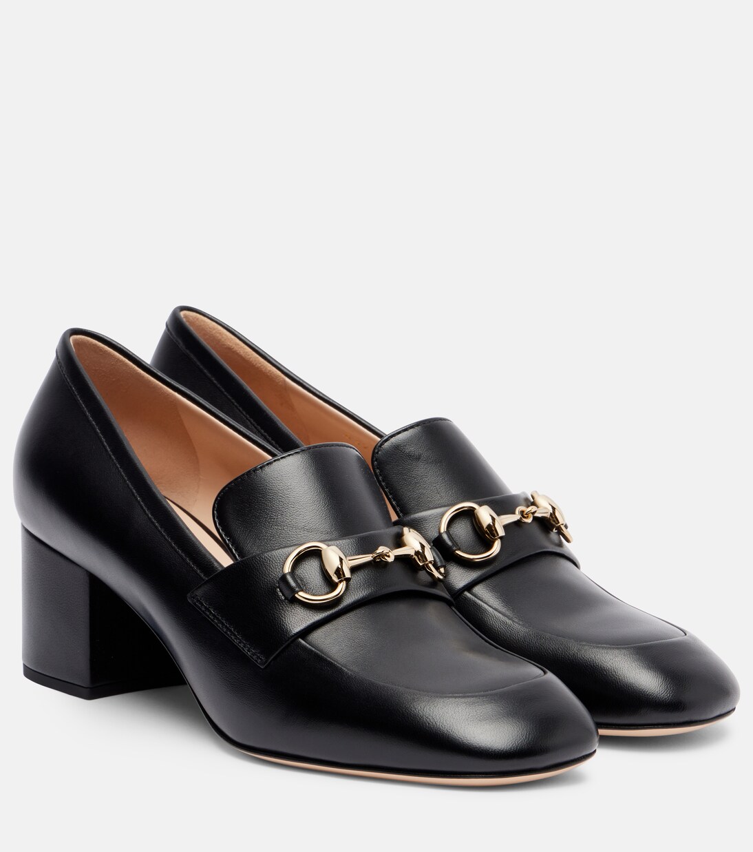 Loafer-Pumps Lady Horsebit aus Leder | Gucci