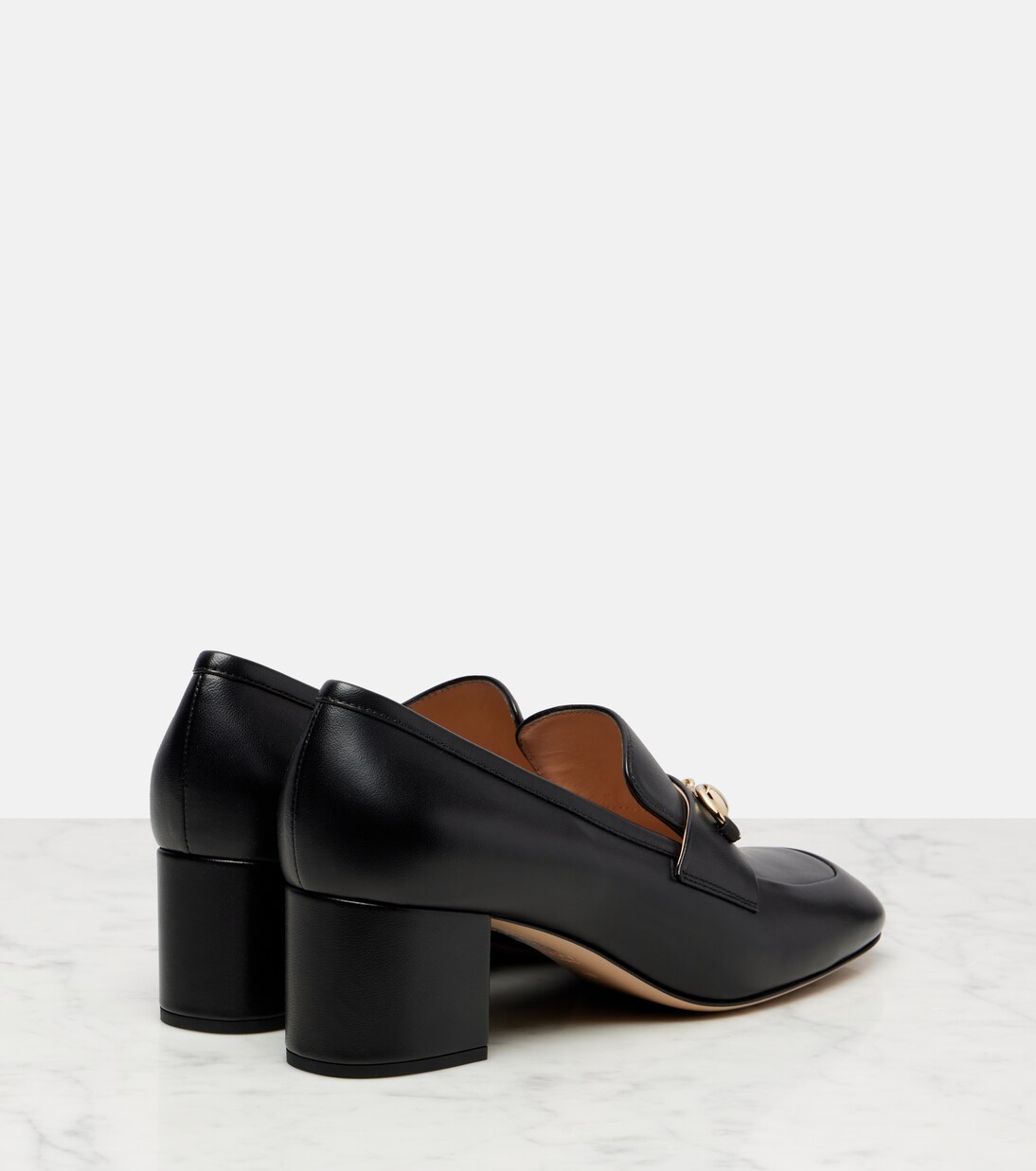 Loafer-Pumps Lady Horsebit aus Leder | Gucci