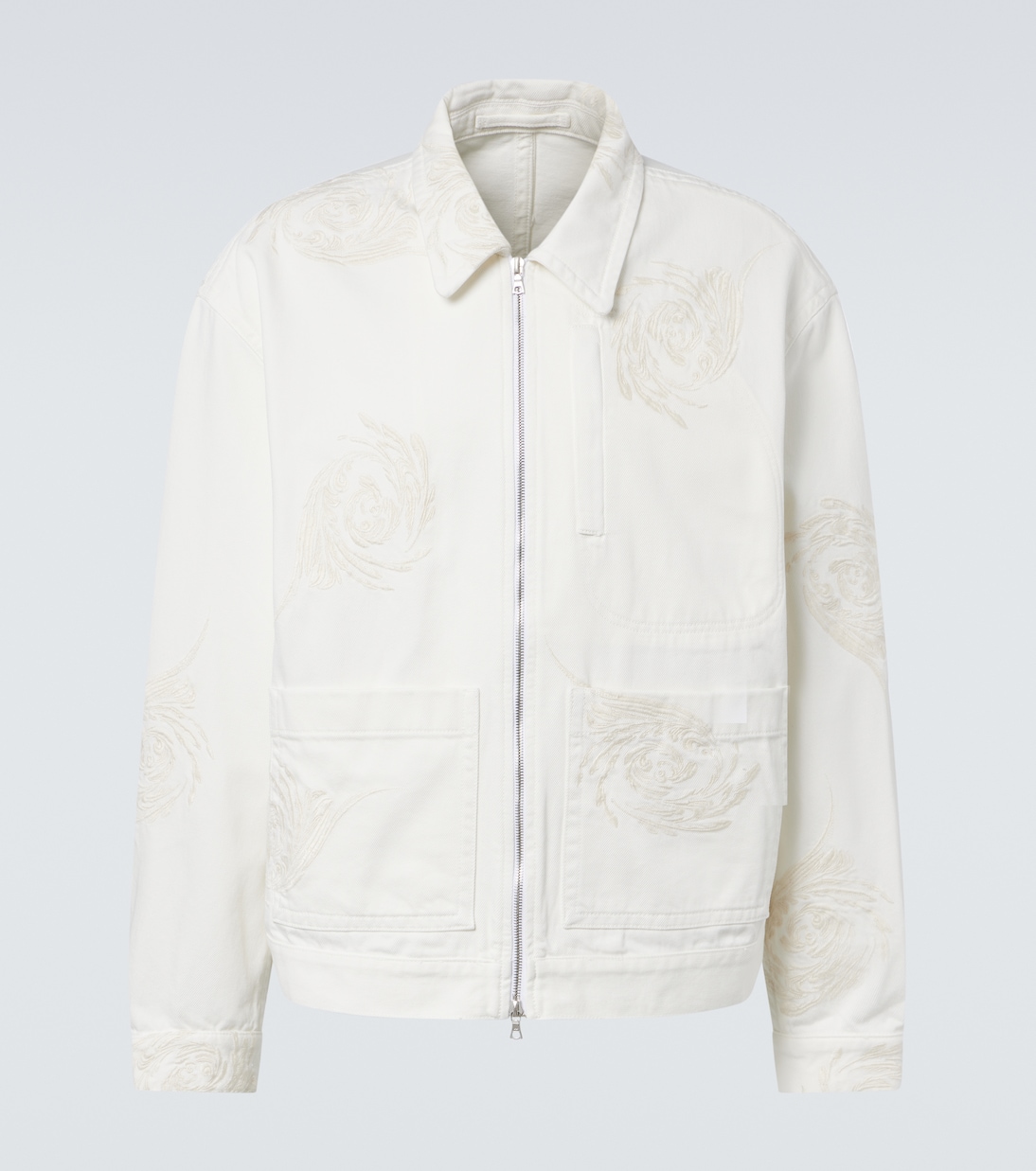 Bestickte Jacke aus Denim | Dries Van Noten