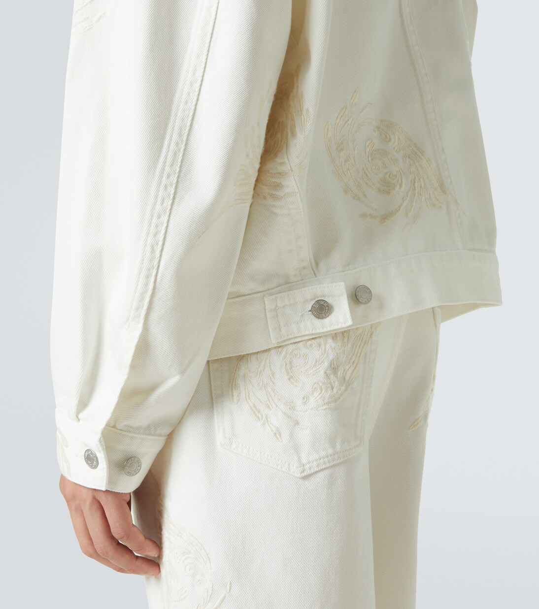 Bestickte Jacke aus Denim | Dries Van Noten