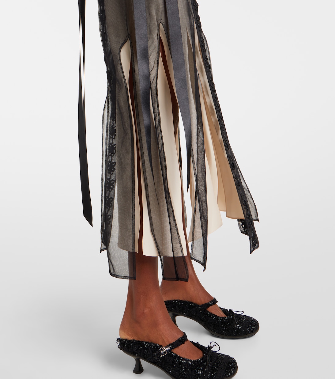 Robe midi à dentelle | Simone Rocha