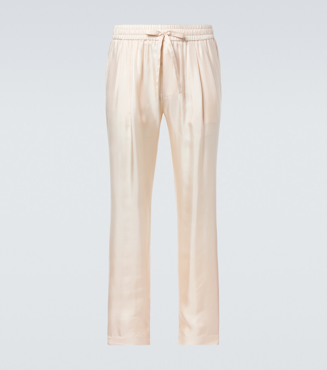 Silk tapered pants  | Dolce&Gabbana