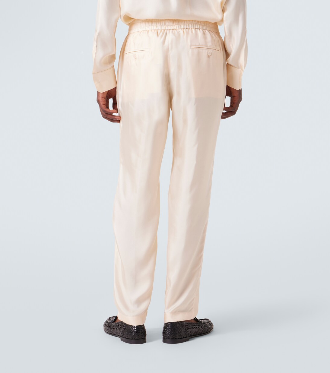 Silk tapered pants  | Dolce&Gabbana