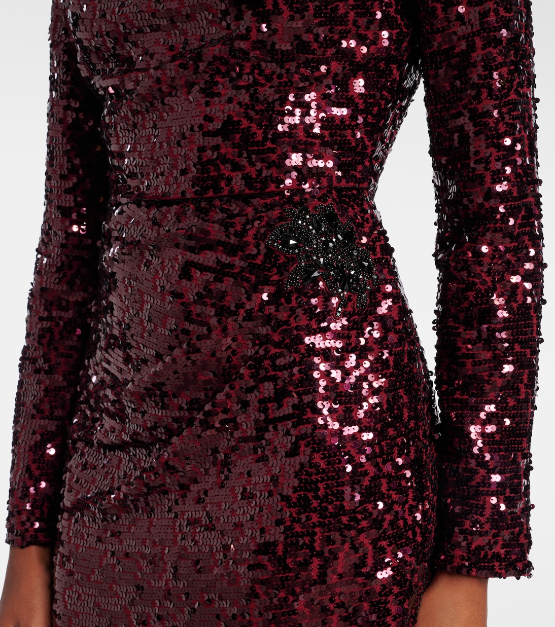 Robe mit Pailletten | Erdem