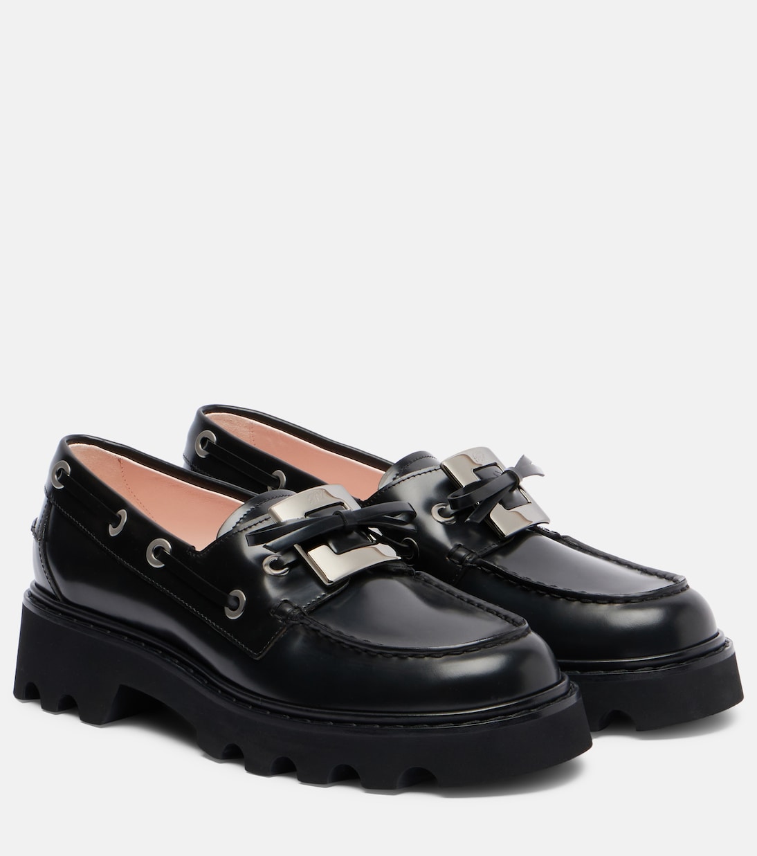 Loafers Viv' Rangers Truck aus Leder | Roger Vivier