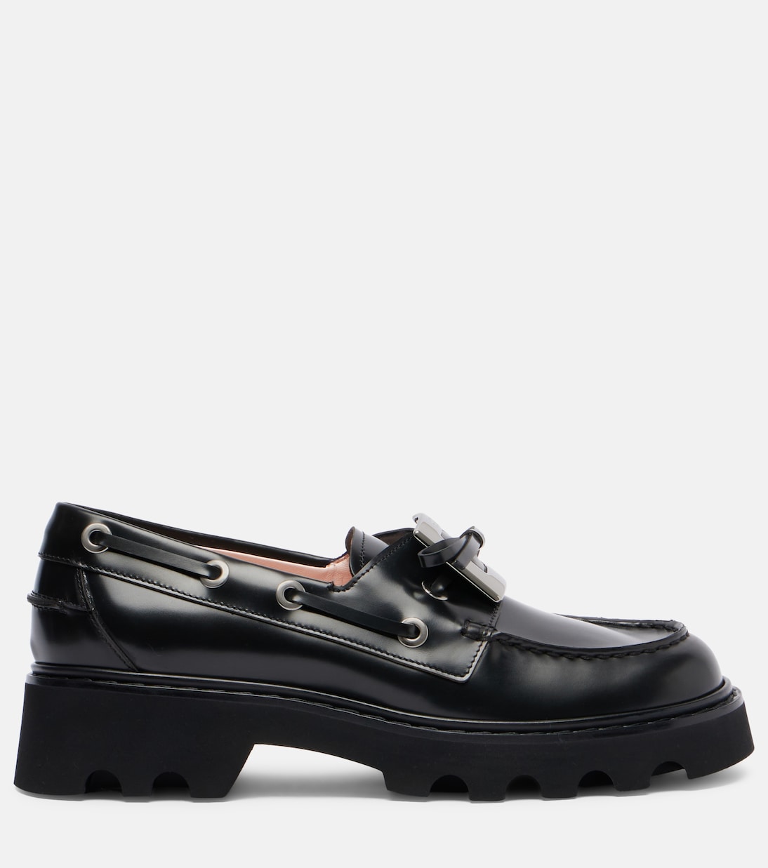 Loafers Viv' Rangers Truck aus Leder | Roger Vivier