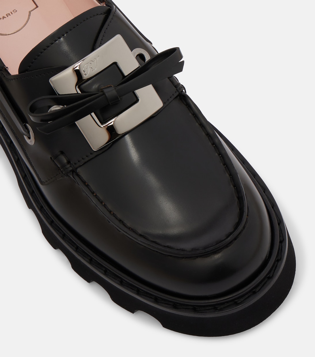 Loafers Viv' Rangers Truck aus Leder | Roger Vivier