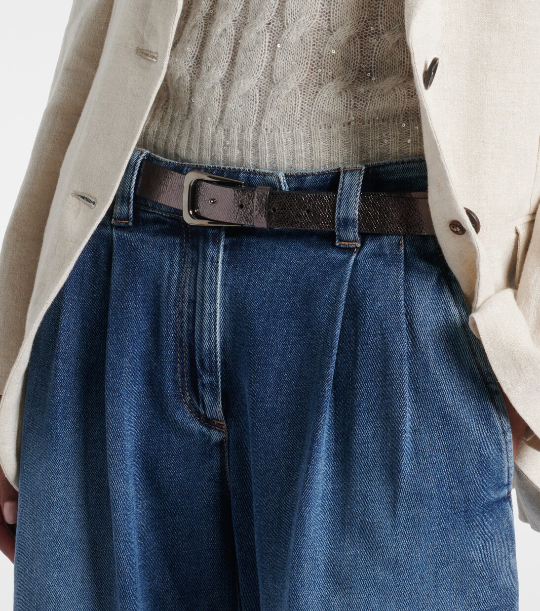 Leather belt | Brunello Cucinelli