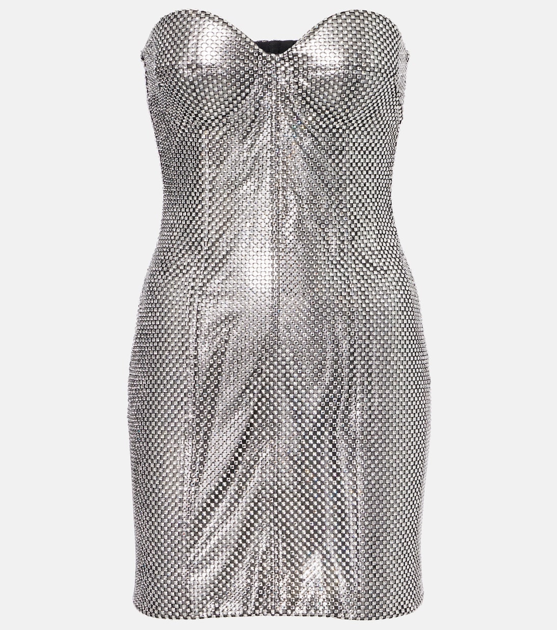 Verziertes Minikleid aus Satin | Dolce&Gabbana