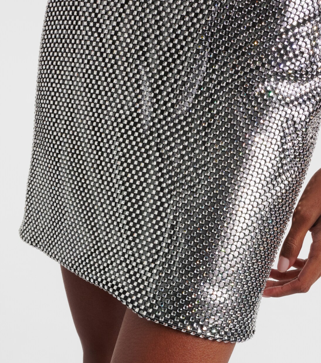 Verziertes Minikleid aus Satin | Dolce&Gabbana