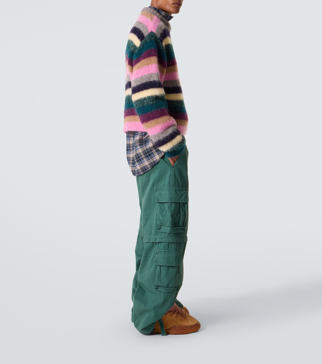 Vamp suede high-top sneakers | ERL