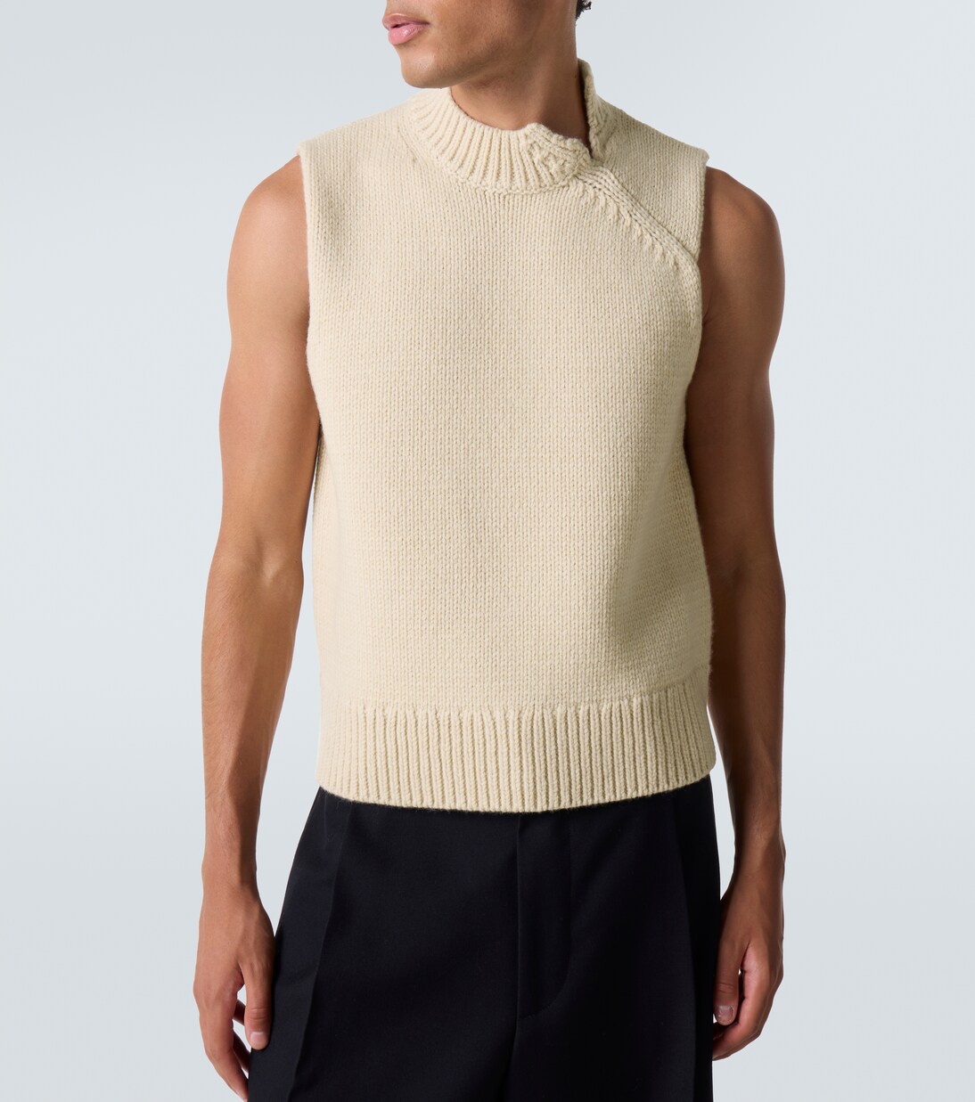 Wool and cashmere sweater vest | Dries Van Noten