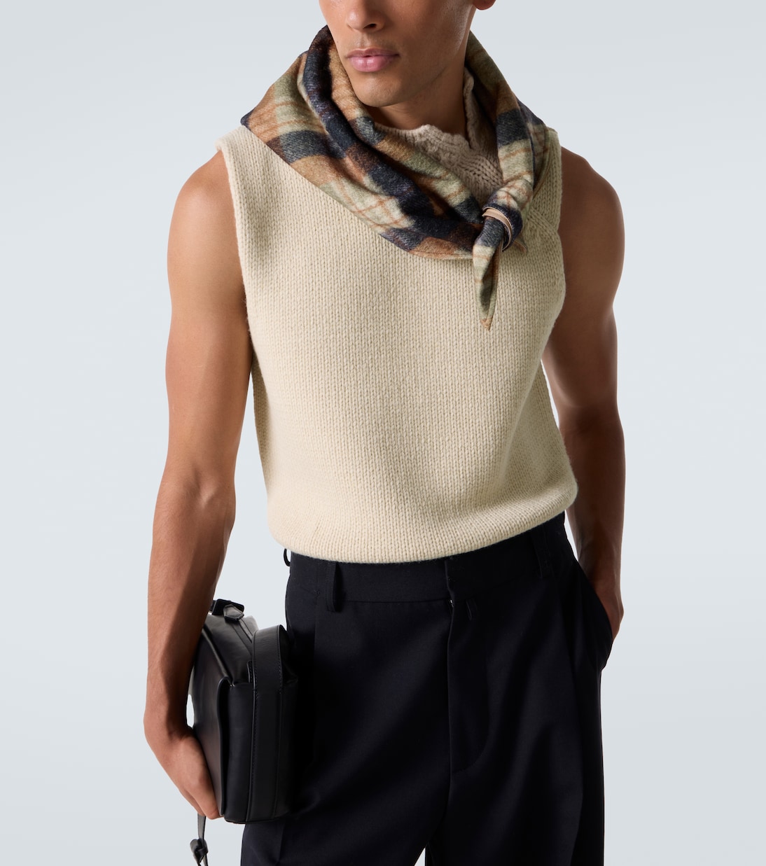 Wool and cashmere sweater vest | Dries Van Noten