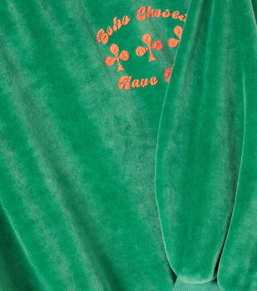Have Fun cotton velvet sweatshirt  | Bobo Choses