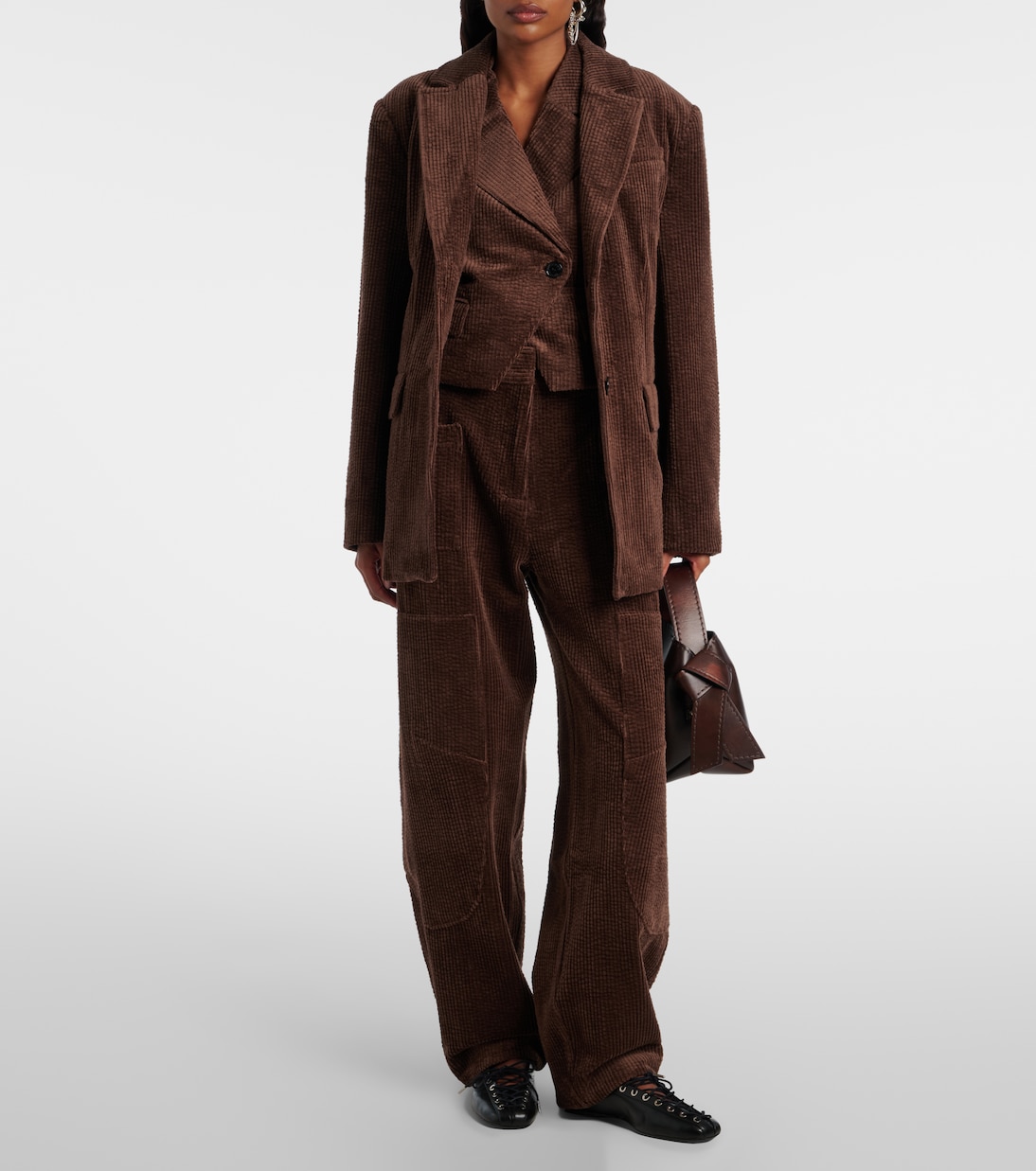 Weste aus Baumwoll-Cord | Ganni