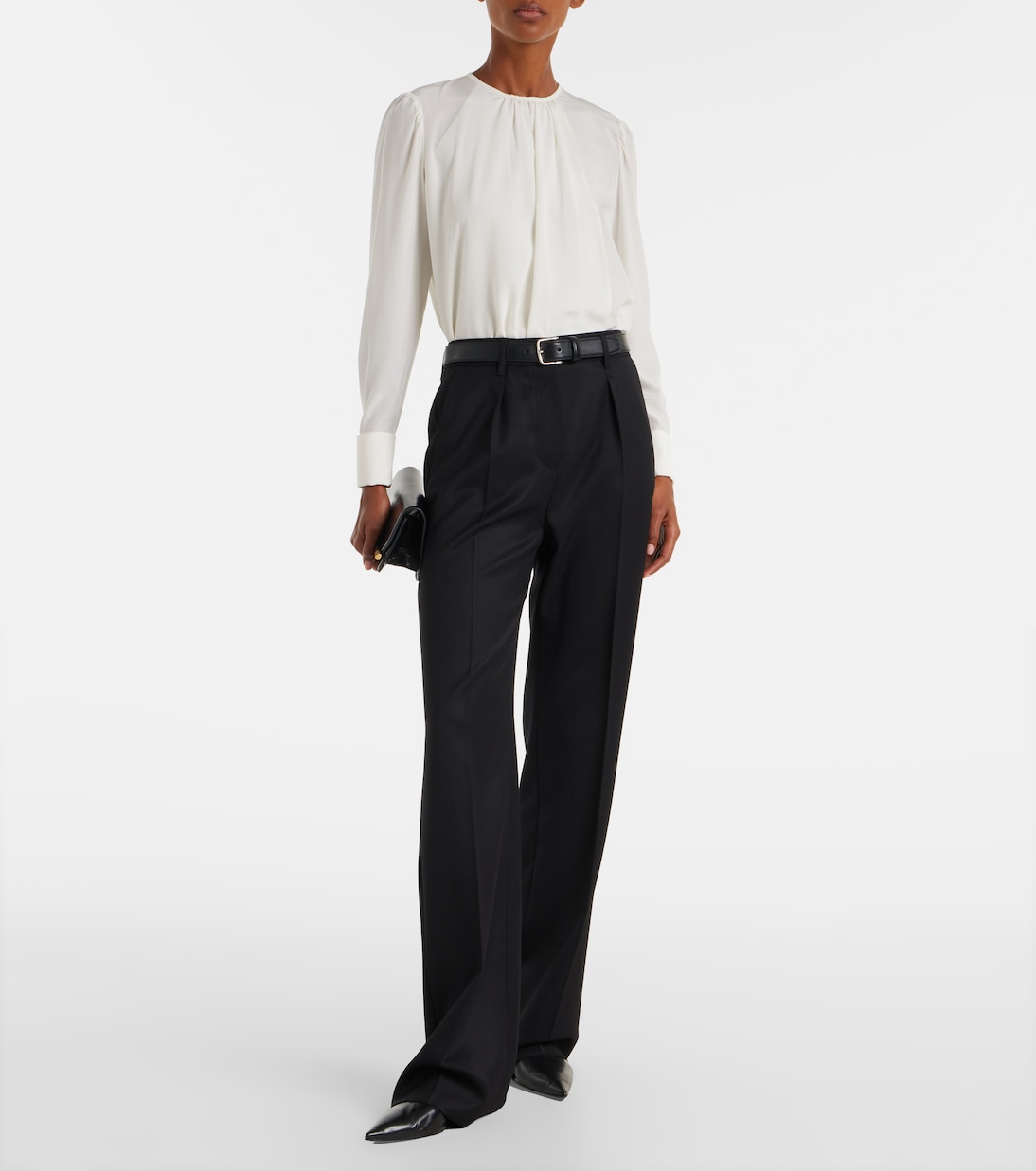 Pantalon droit Cannes en laine vierge | Max Mara
