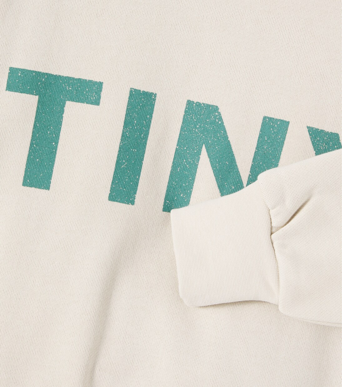 Colorblocked cotton jersey sweatshirt | Tinycottons