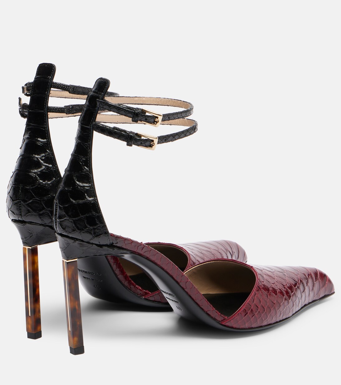 90 snake-effect leather pumps | Tom Ford