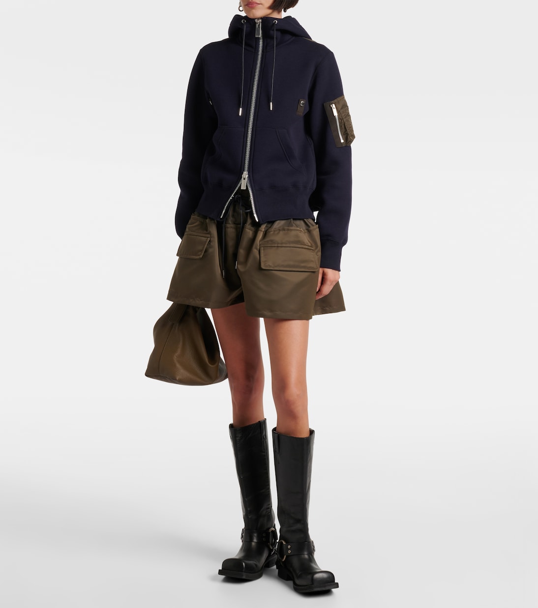 Paneled hoodie | Sacai