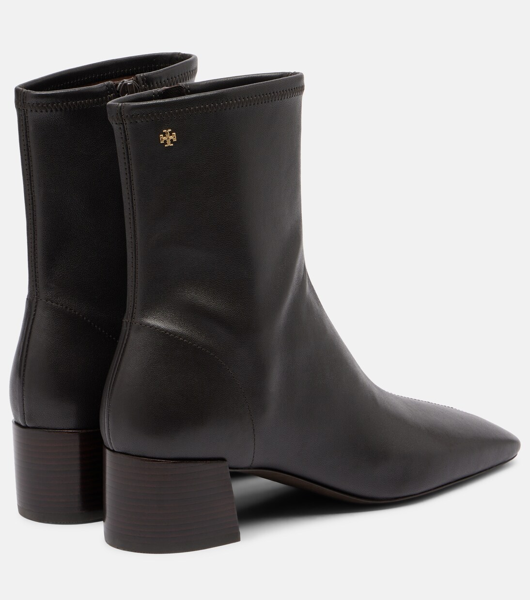 Stretch leather ankle boots | Tory Burch