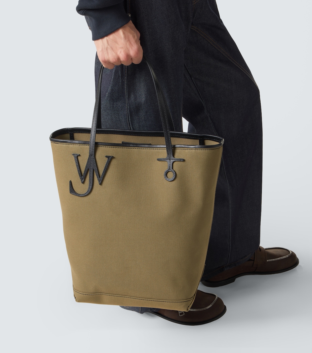 Anchor Tall canvas tote bag | JW Anderson