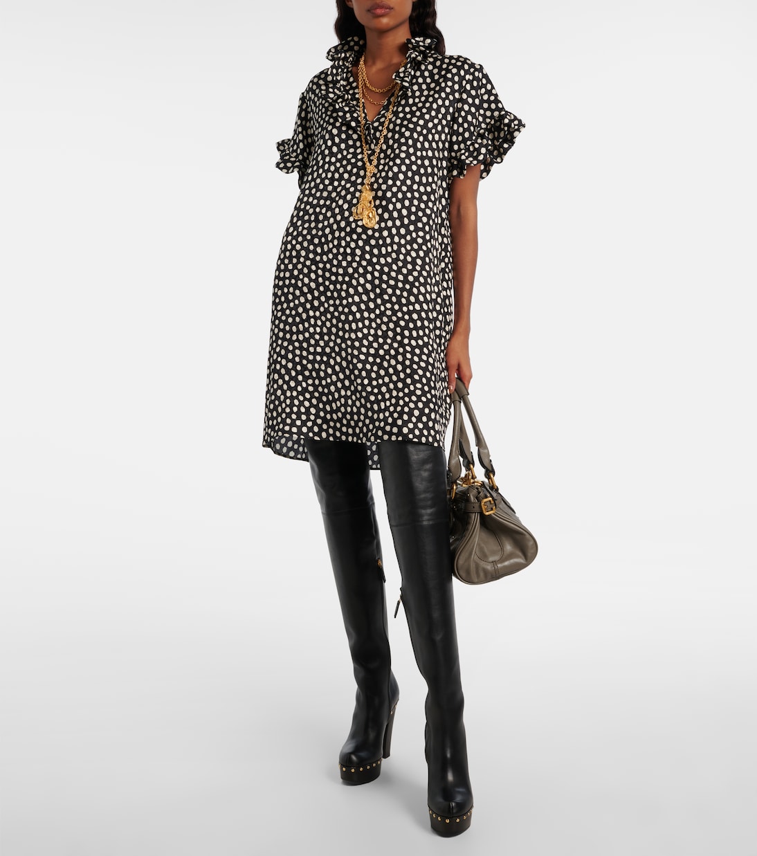 Paddington Large leather shoulder bag | Chloé