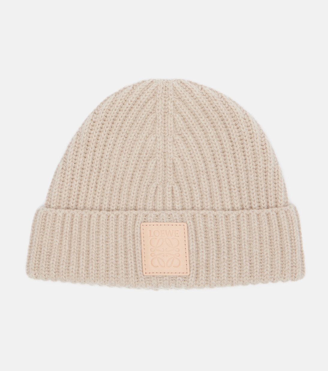 Anagram ribbed-knit cashmere beanie | Loewe