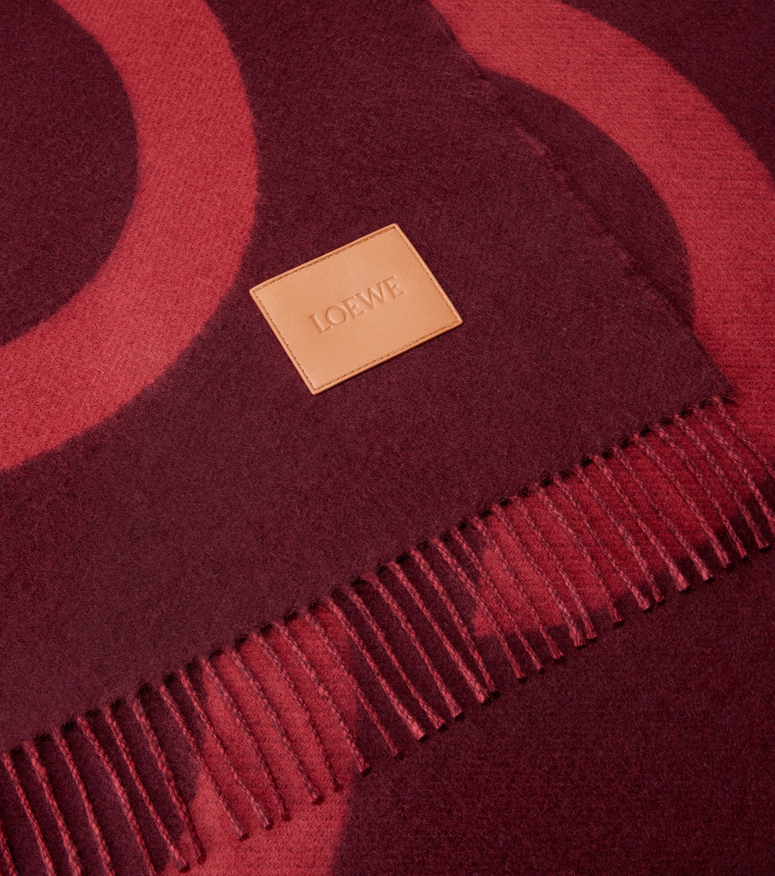 Decke Anagram aus Wolle und Kaschmir | Loewe