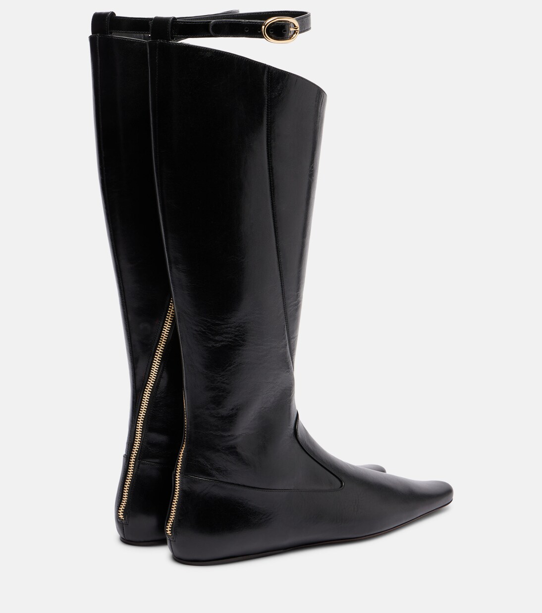 Twisted leather knee-high boots | Tory Burch