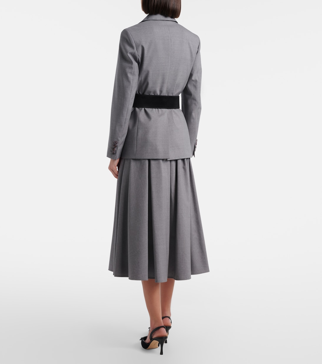 Livrea virgin wool midi skirt | Max Mara