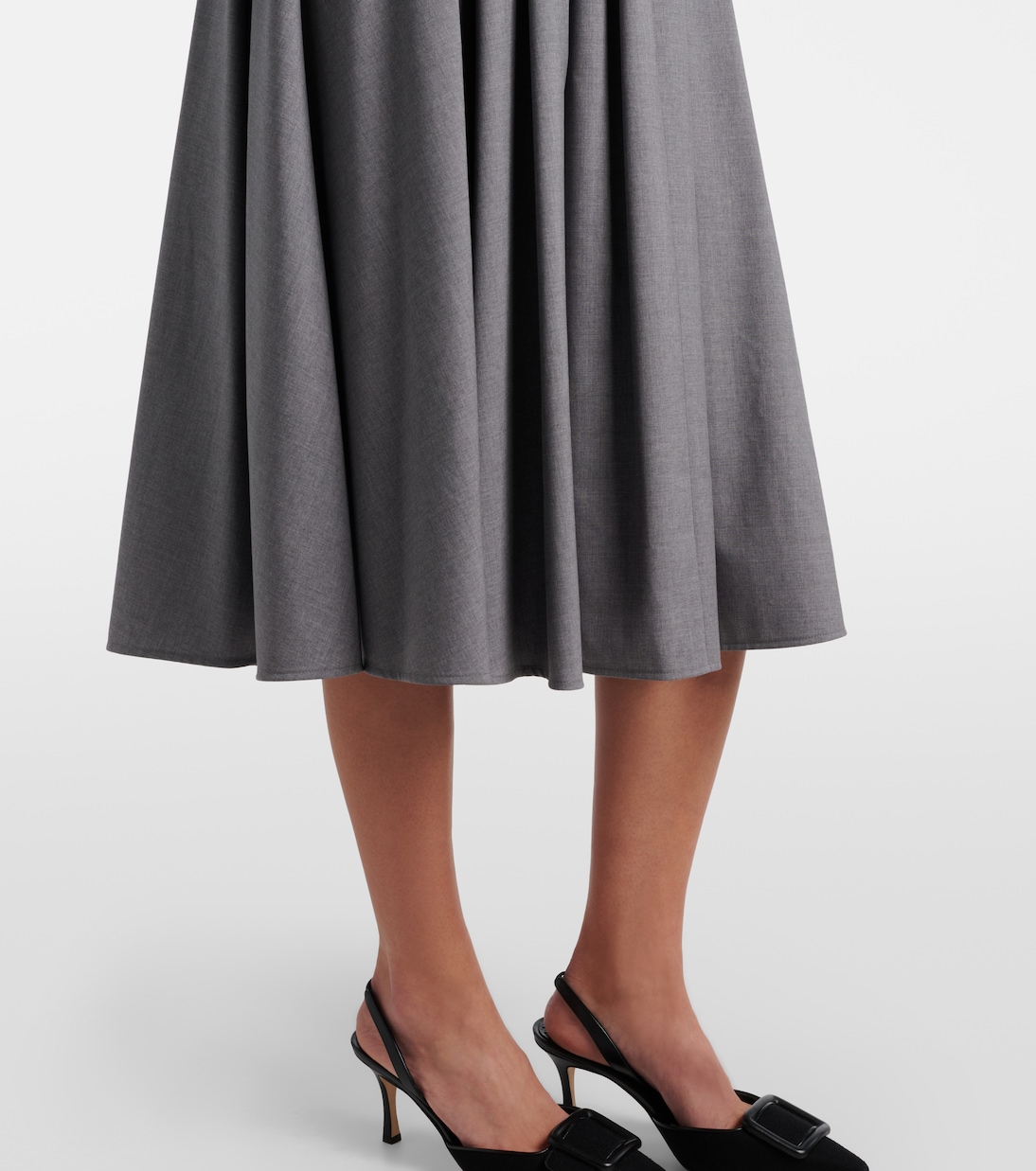 Livrea virgin wool midi skirt | Max Mara