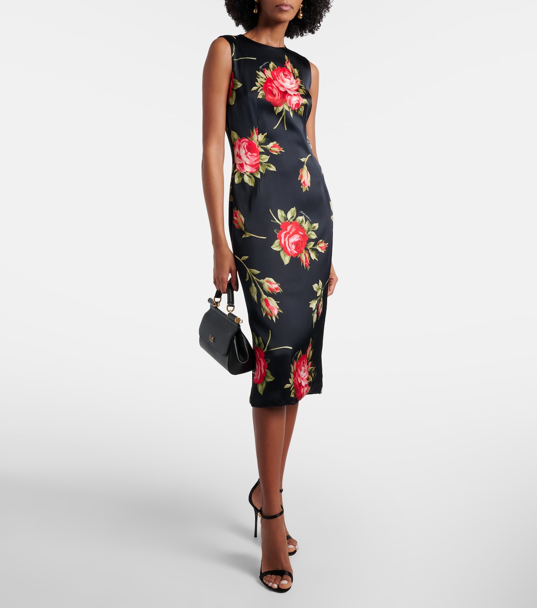 Midikleid aus Satin | Dolce&Gabbana