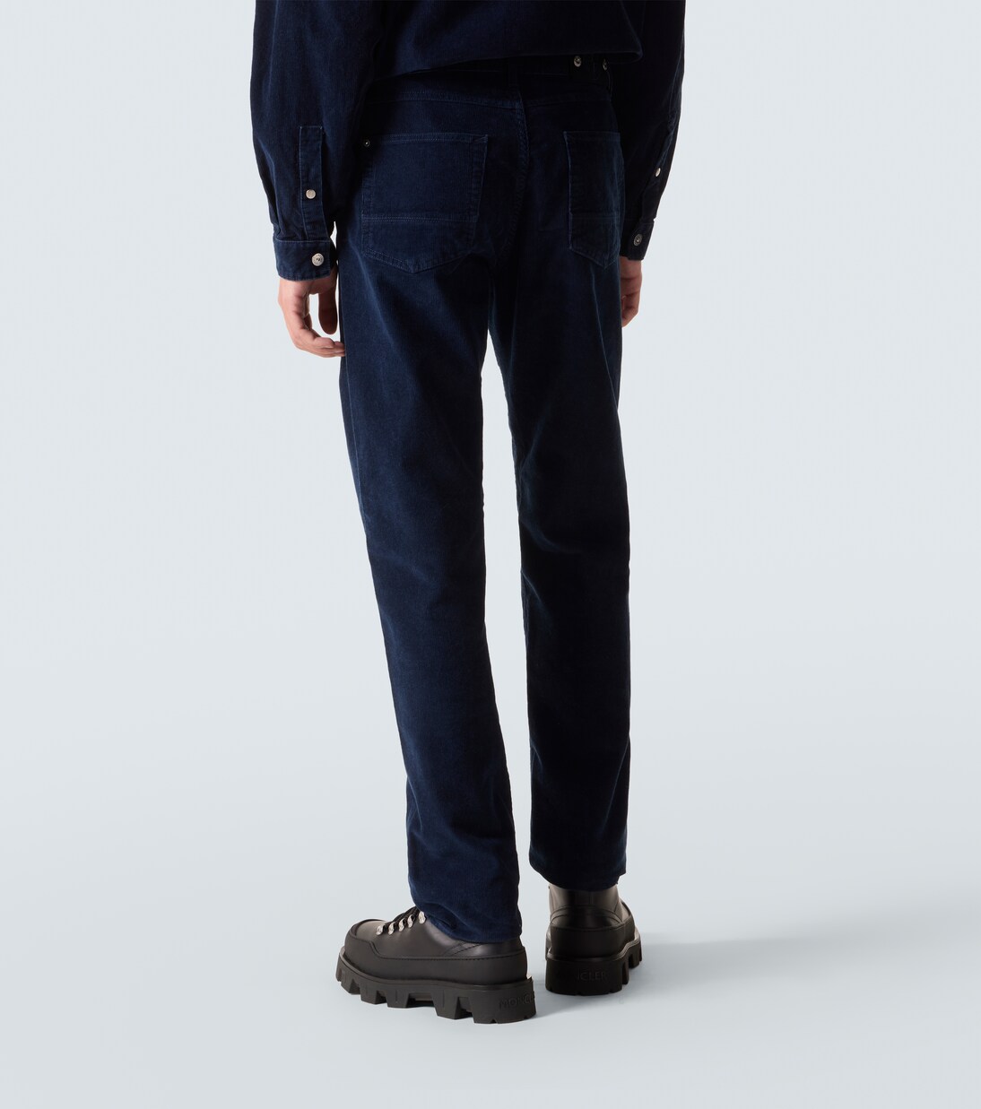 Schmale Mid-Rise Hose aus Cord | Stone Island