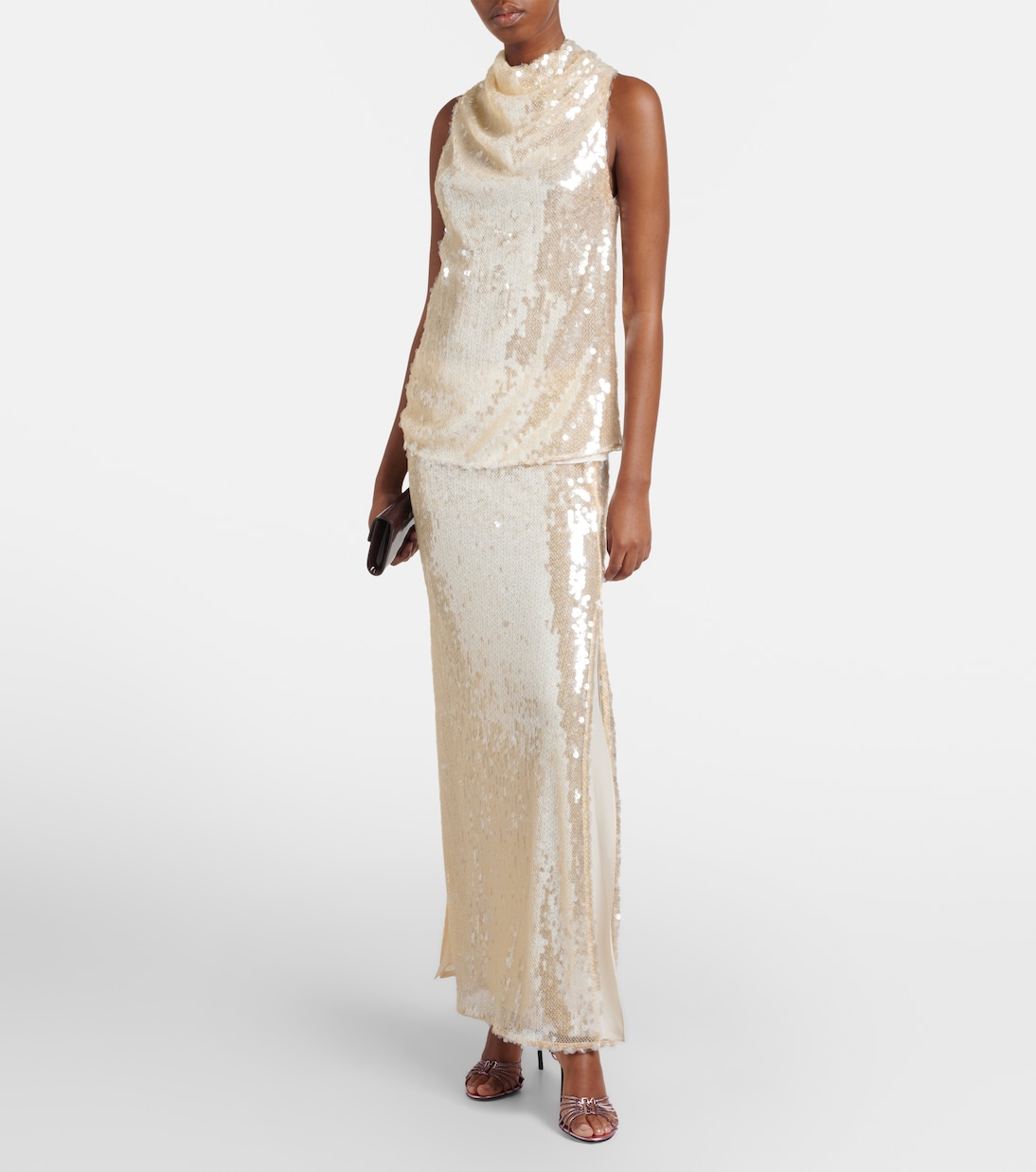 Maxirock Linnie mit Pailletten | Altuzarra