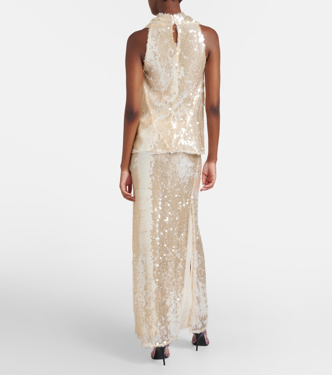 Maxirock Linnie mit Pailletten | Altuzarra