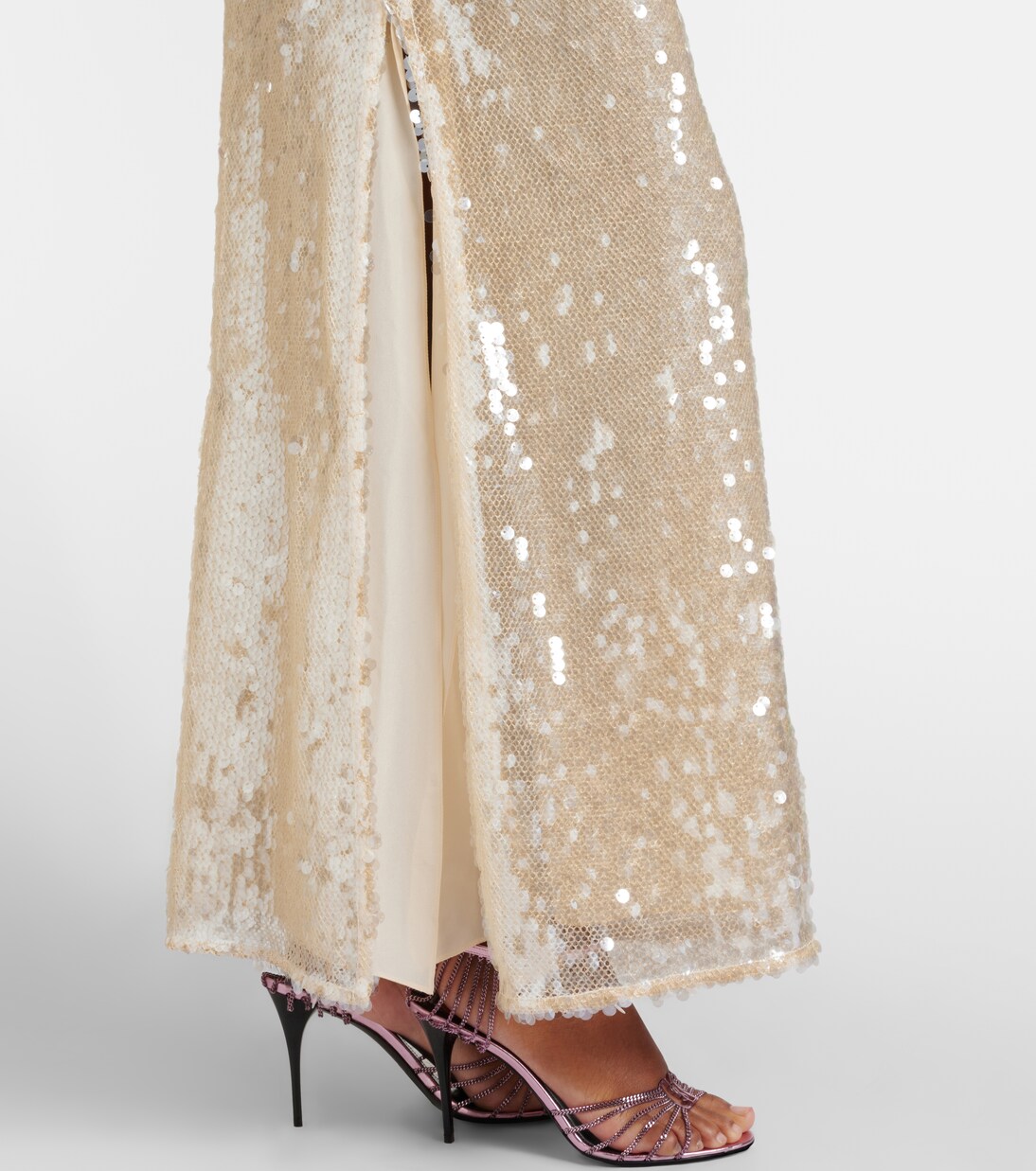 Maxirock Linnie mit Pailletten | Altuzarra