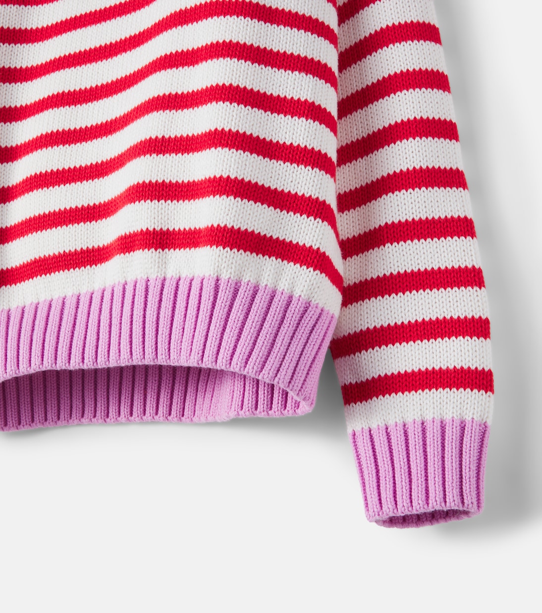 Marigold striped cotton sweater | The New Society
