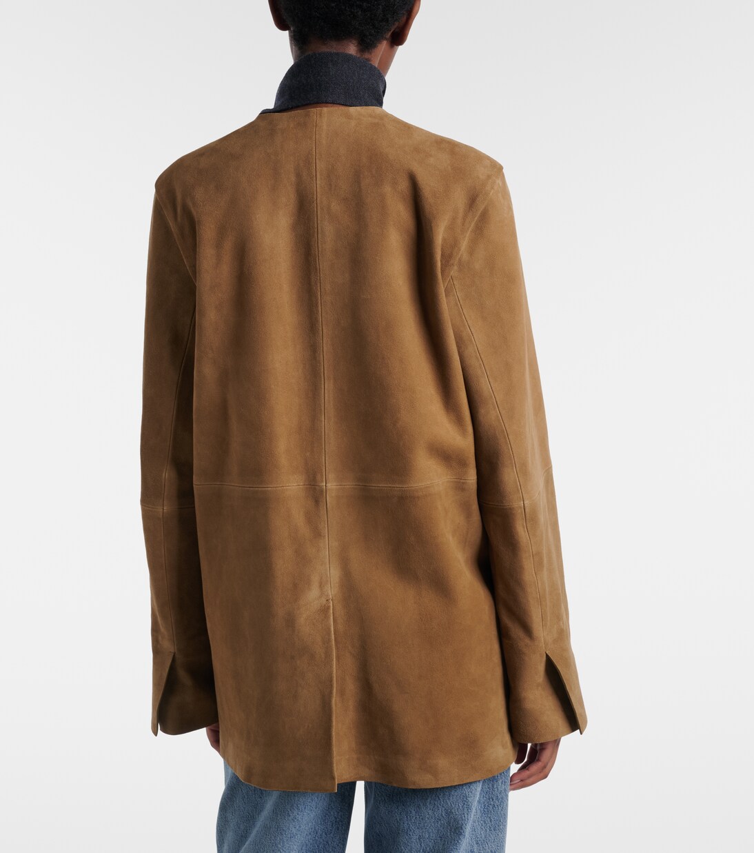 Blazer in suede | Toteme