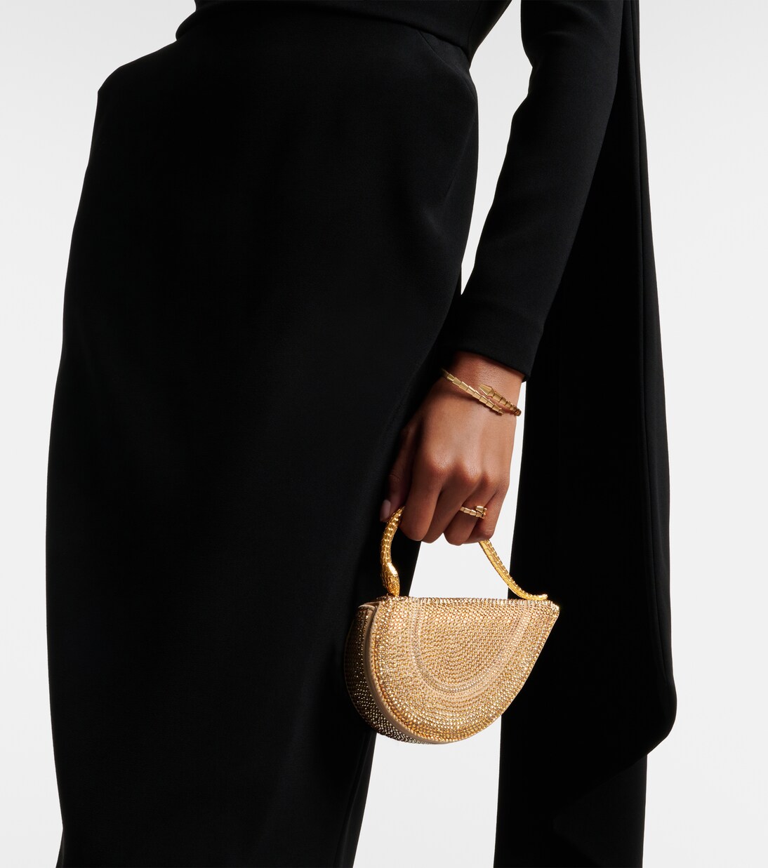 Serpenti Cuoricino Mini leather top-handle bag | Bvlgari