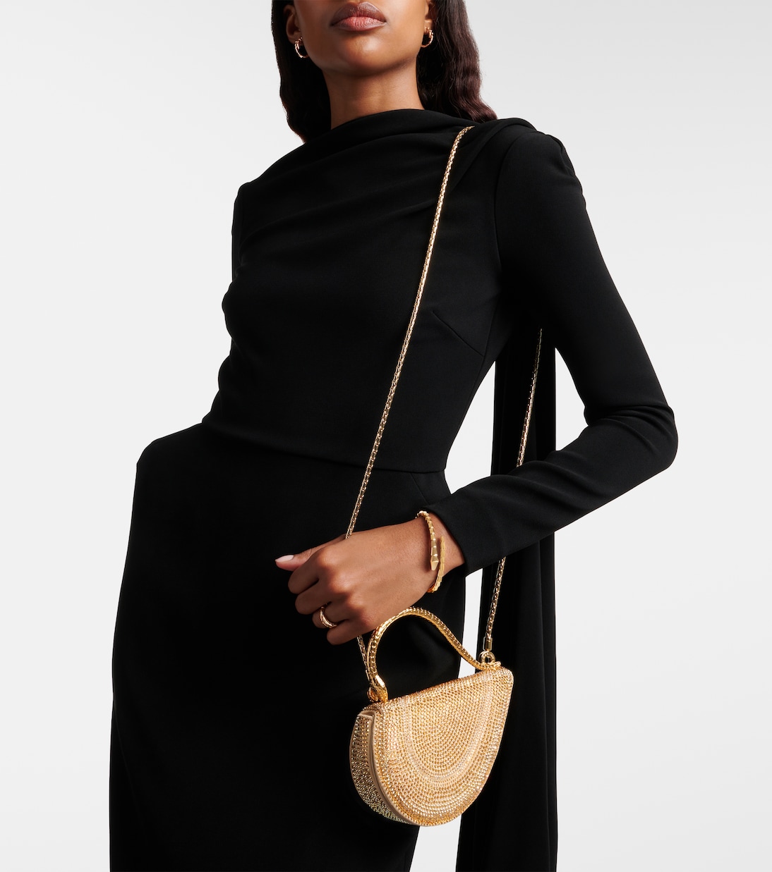 Serpenti Cuoricino Mini leather top-handle bag | Bvlgari